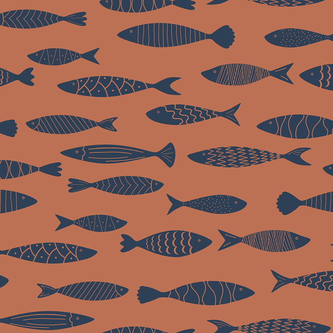 Seabrook Designs Bay Fish Coral Reef Wallpaper image 1 of 3