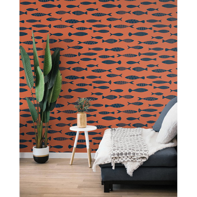 Seabrook Designs Bay Fish Coral Reef Wallpaper image 3 of 3