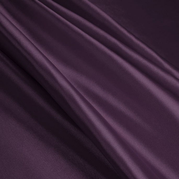 Plum Stretch Charmeuse Fabric image 1 of 1