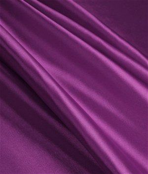 Raisin Purple Stretch Charmeuse Fabric