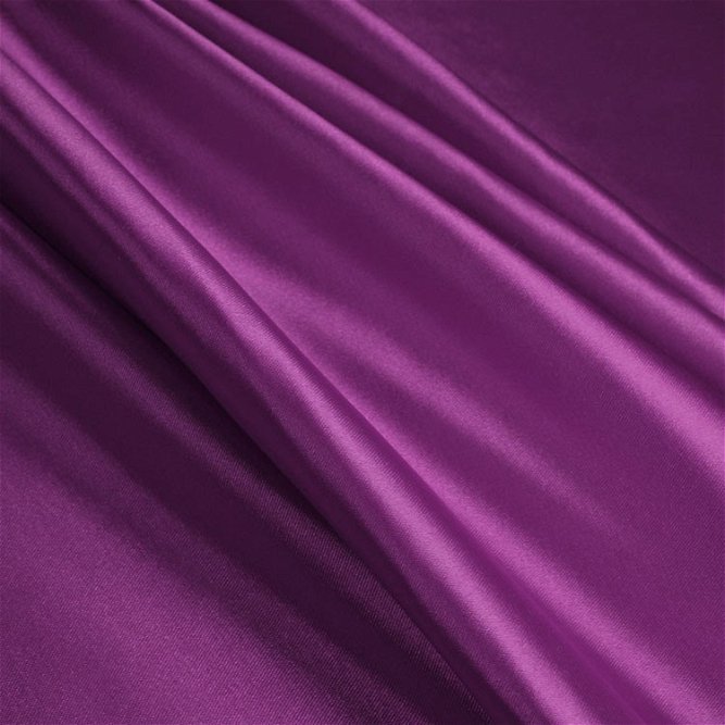 Raisin Purple Stretch Charmeuse Fabric