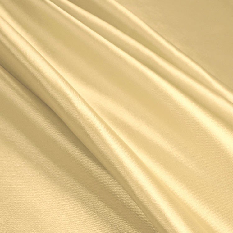 Honey Gold Stretch Charmeuse Fabric - by the Yard