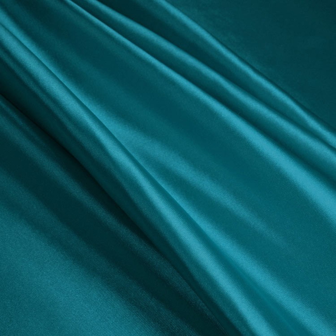 Teal Stretch Charmeuse Fabric image 1 of 1