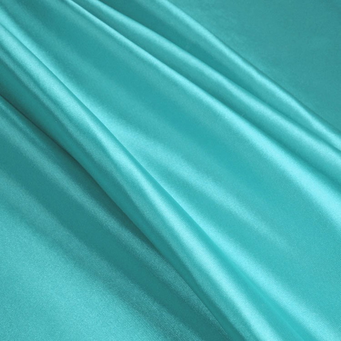 Aqua Stretch Charmeuse Fabric image 1 of 1