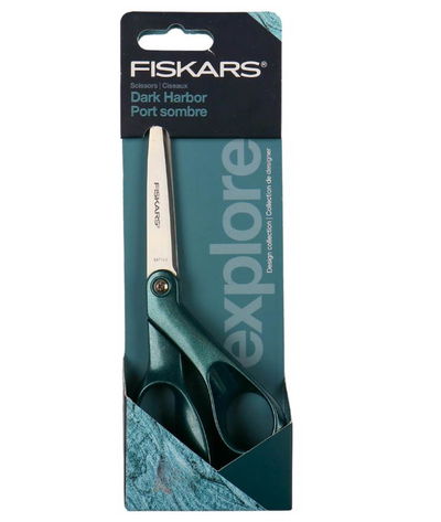 Fiskars Scissors Dark Harbor - 8 inch