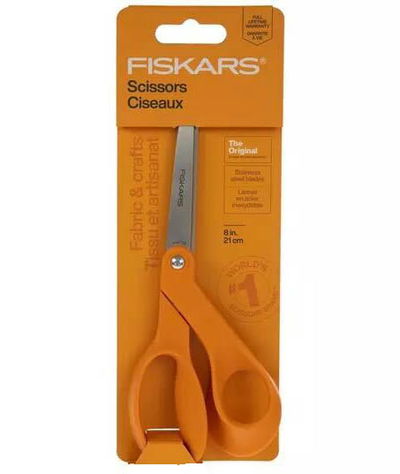 Fiskars Scissors Orange - 8 inch