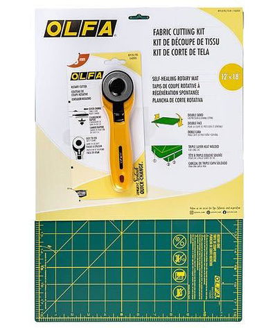 OLFA 12 inch x 18 inch Fabric Cutting Kit