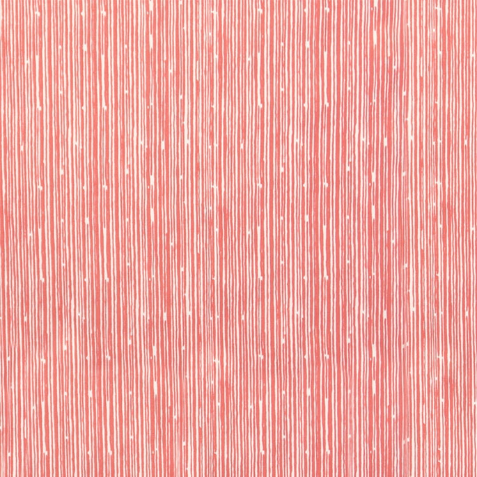 Premier Prints Scribble Coral/White Fabric image 1 of 2