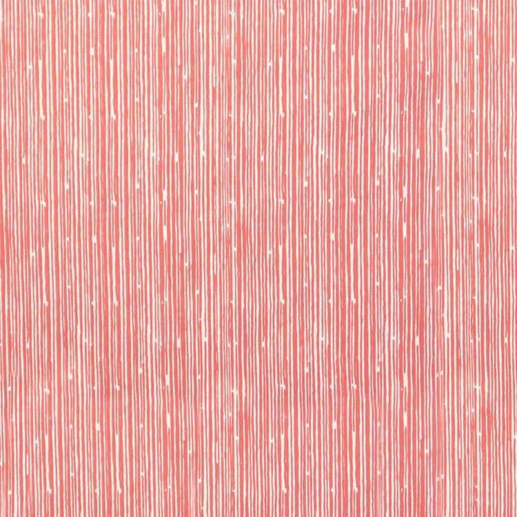 Premier Prints Scribble Coral/White Fabric