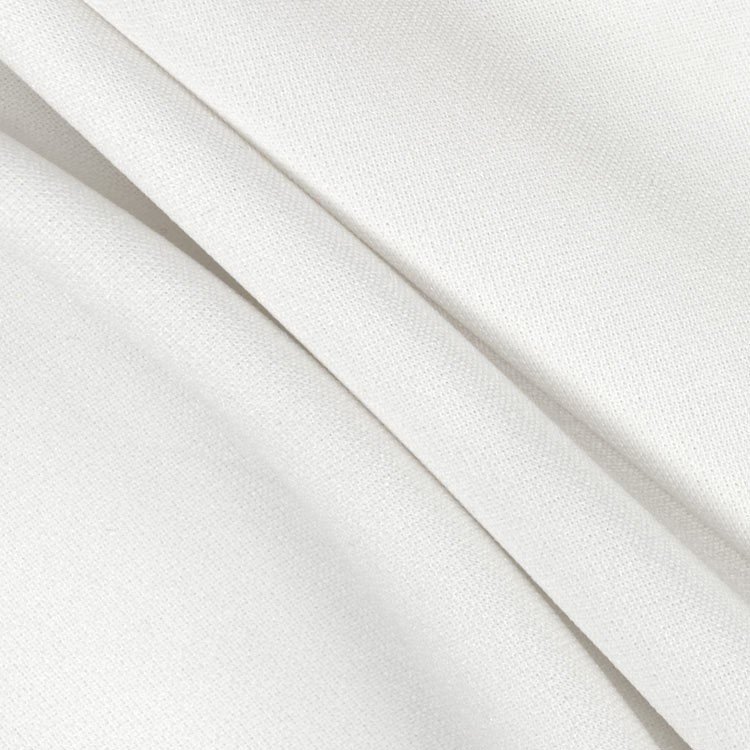 White Scuba Double Knit Fabric