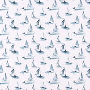 Premier Prints Sea View Weathered Blue Canvas Fabric