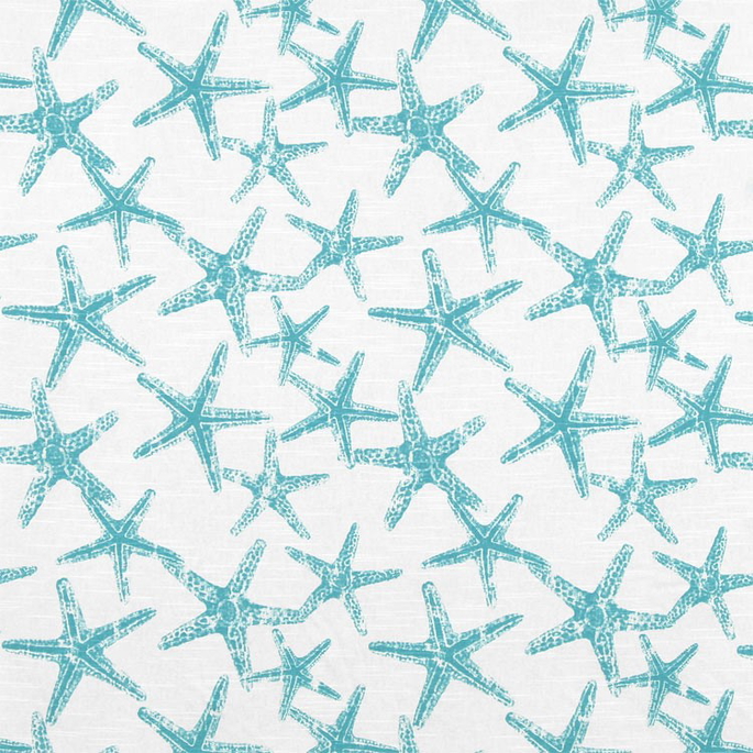 Premier Prints Sea Friends Coastal Blue Slub Fabric image 1 of 5