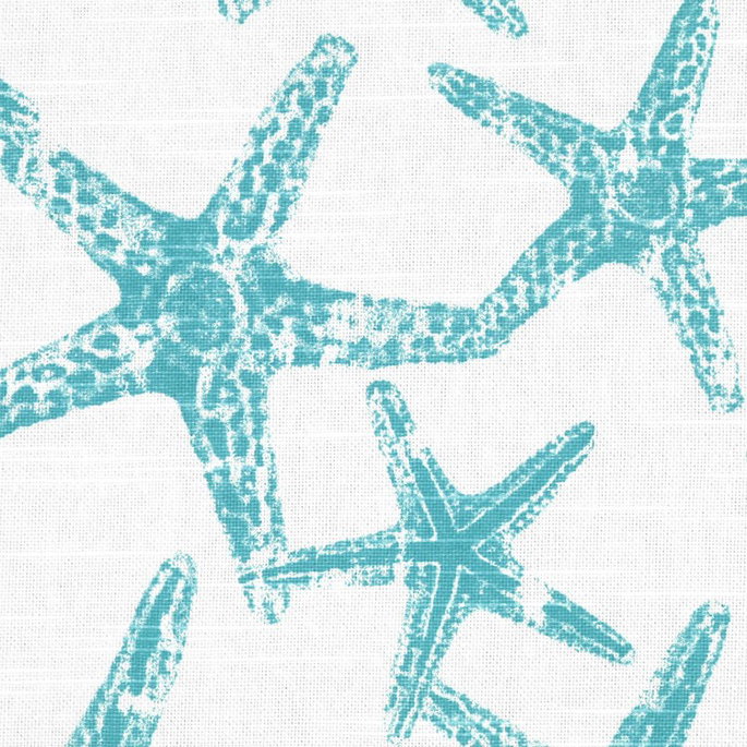 Premier Prints Sea Friends Coastal Blue Slub Fabric image 2 of 5
