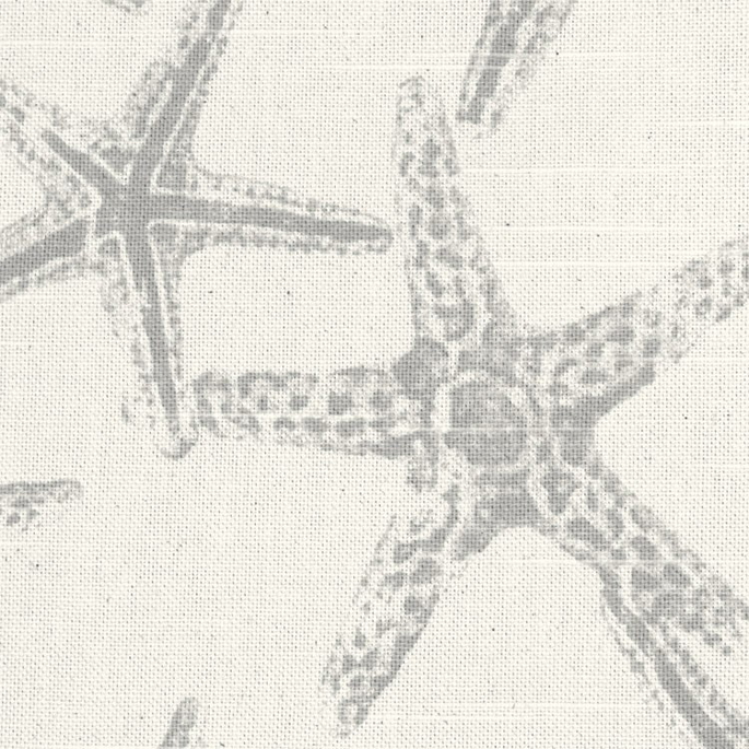 Premier Prints Sea Friends Coastal Gray Natural Slub Fabric image 2 of 5