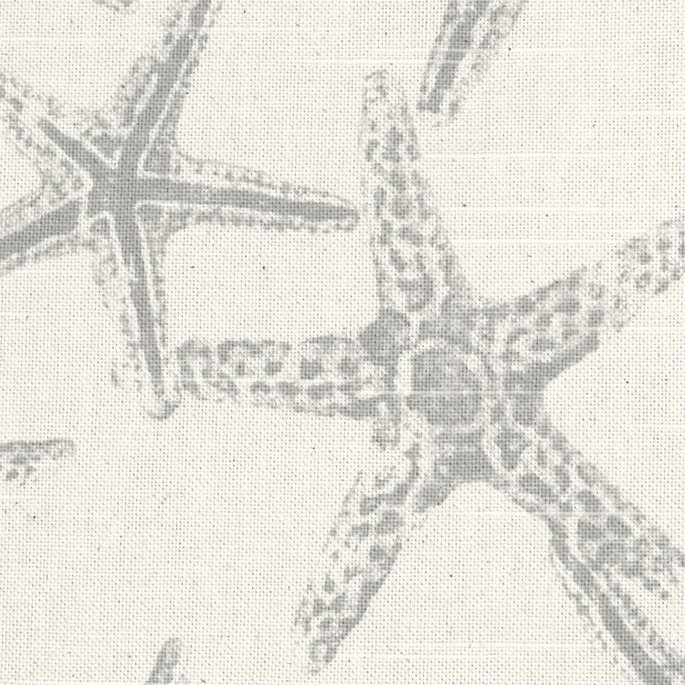 Premier Prints Sea Friends Coastal Gray Natural Slub Fabric image 2 of 5