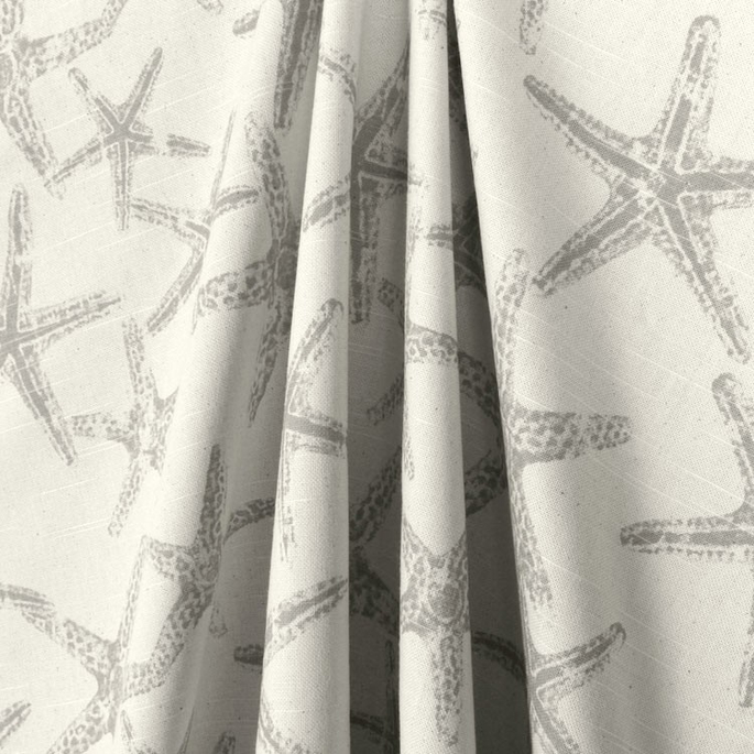 Premier Prints Sea Friends Coastal Gray Natural Slub Fabric image 4 of 5