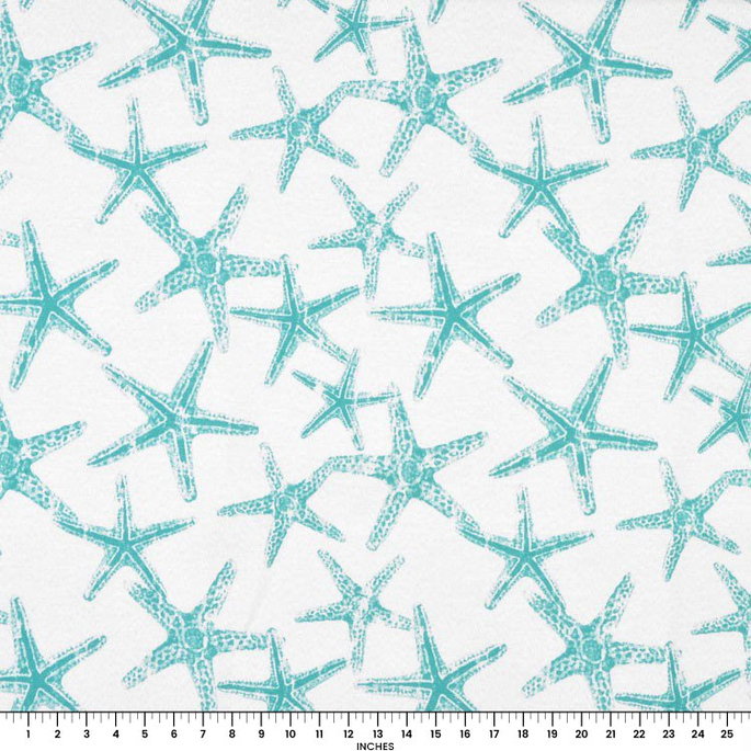 Premier Prints Outdoor Sea Horse Ocean Fabric image 4 of 4