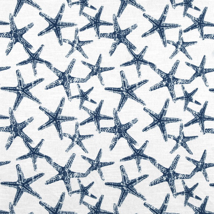 Premier Prints Sea Friends Premier Navy Slub Fabric image 1 of 4