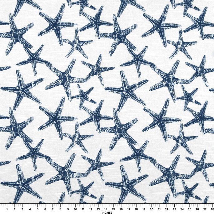 Premier Prints Sea Friends Premier Navy Slub Fabric image 4 of 4