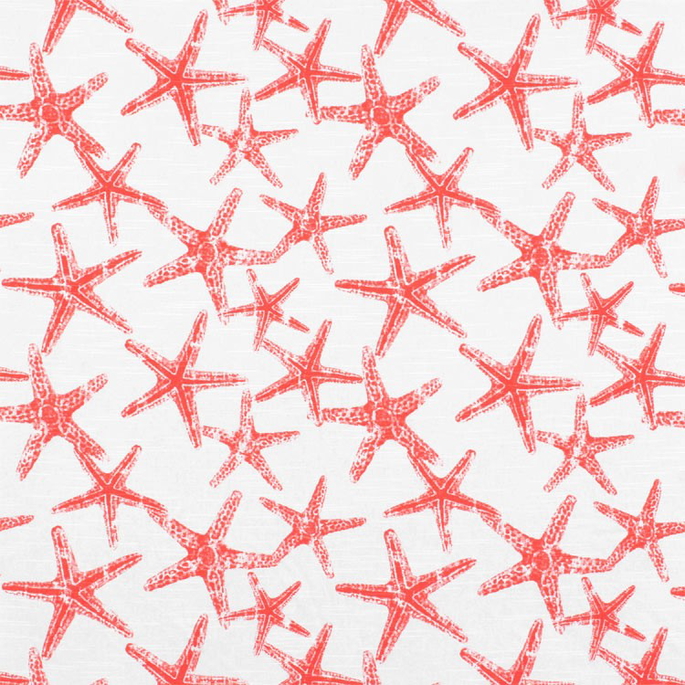 Premier Prints Sea Friends Salmon Slub Fabric image 1 of 5