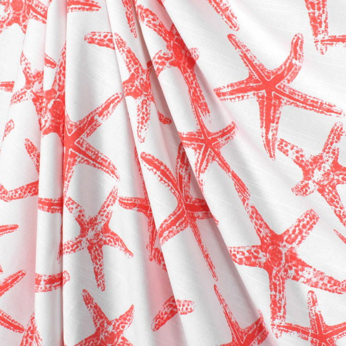 Premier Prints Sea Friends Salmon Slub Fabric image 4 of 5