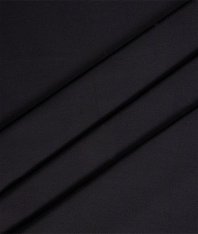 Hanes Serenity Black Blackout Drapery Fabric