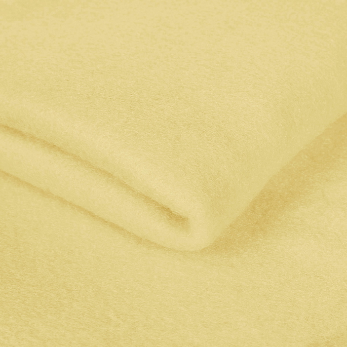 Light Yellow Polar Fleece Fabric image 1 of 2