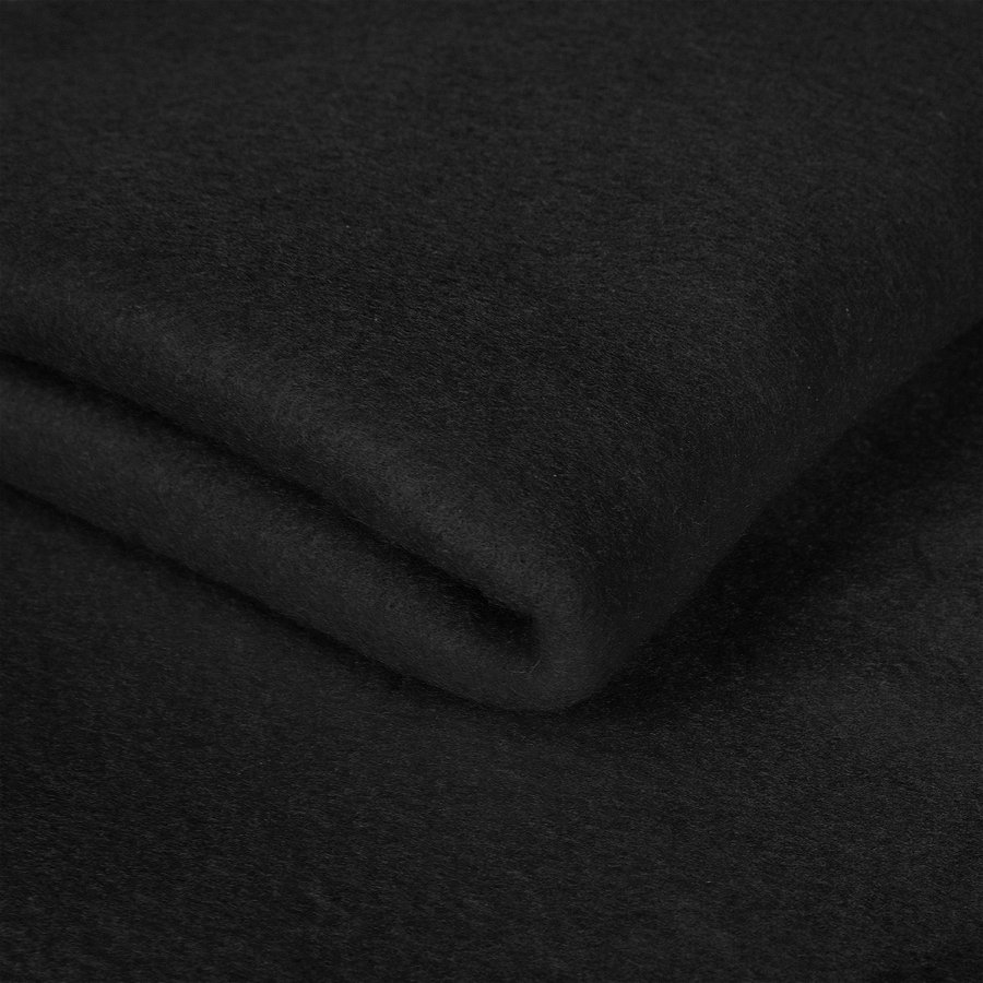 Black Polar Fleece Fabric