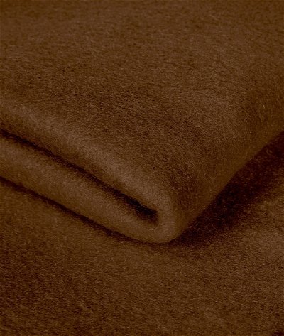 Brown Polar Fleece Fabric