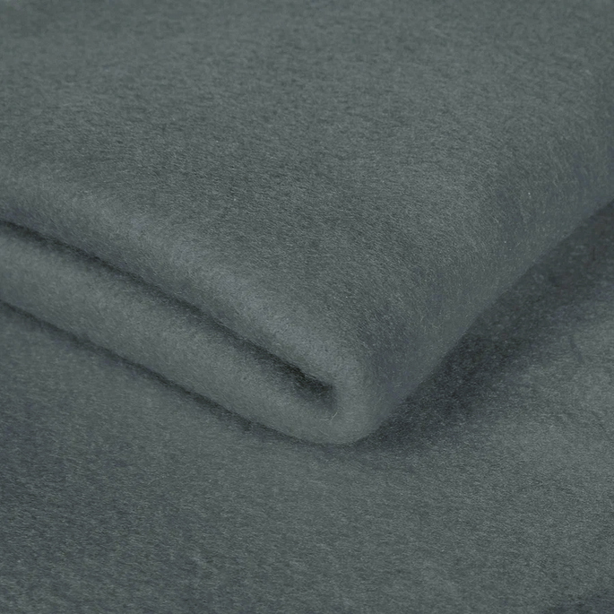 Fog Gray Polar Fleece Fabric image 1 of 2