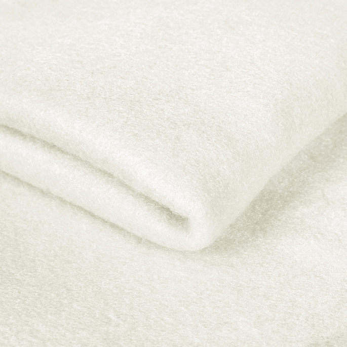 Ivory Polar Fleece Fabric image 1 of 2
