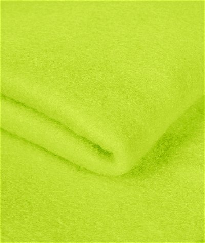 Lime Green Polar Fleece Fabric