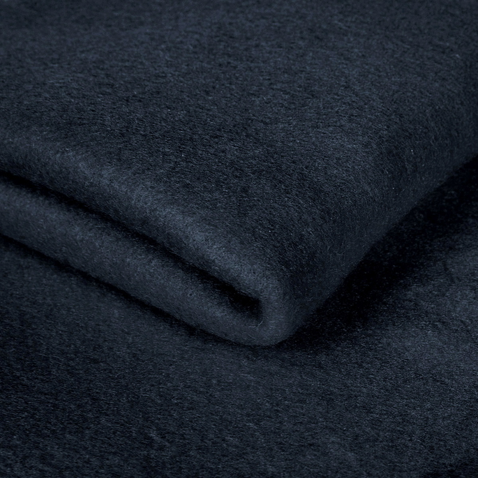 Navy Blue Polar Fleece Fabric image 1 of 2