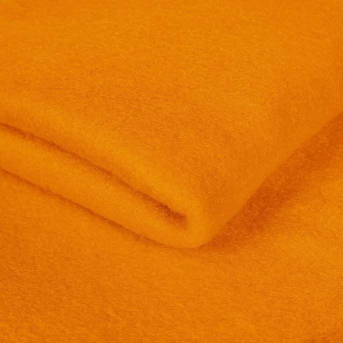 Orange Polar Fleece Fabric image 1 of 2
