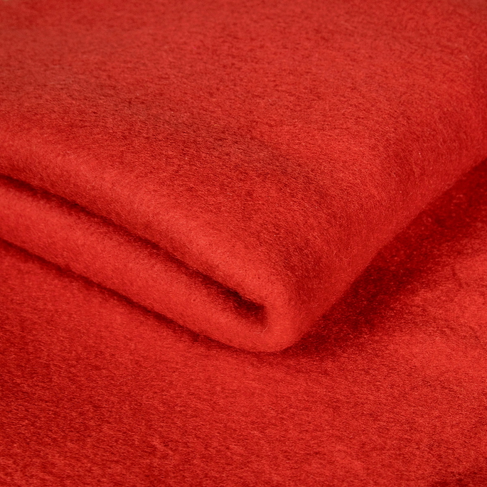 Red Polar Fleece Fabric image 1 of 2