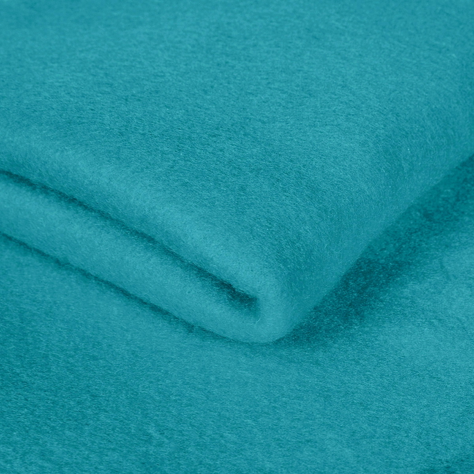 Turquoise Polar Fleece Fabric image 1 of 2