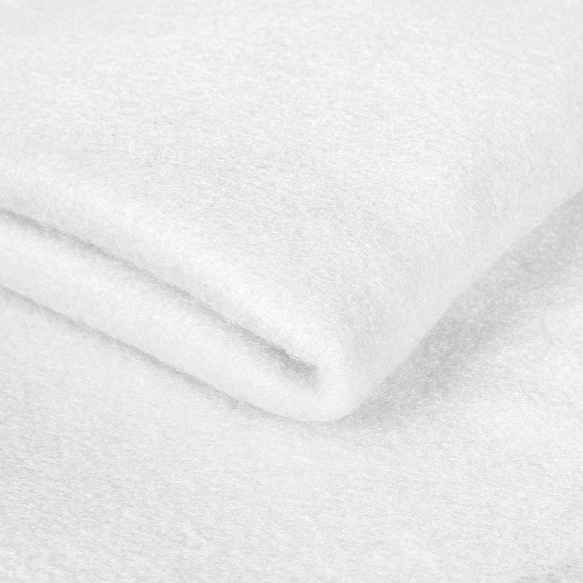 White Sherpa Fabric, Fleece Fabric, 100% Polyester, Blankets Fabric, Fabric  by the Yard, Stuffed Toys Fabric, Soft & Fluffy 