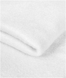 White Fleece Fabric