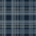 Stacy Garcia Home Peel & Stick Rad Plaid Denim Blue Wallpaper