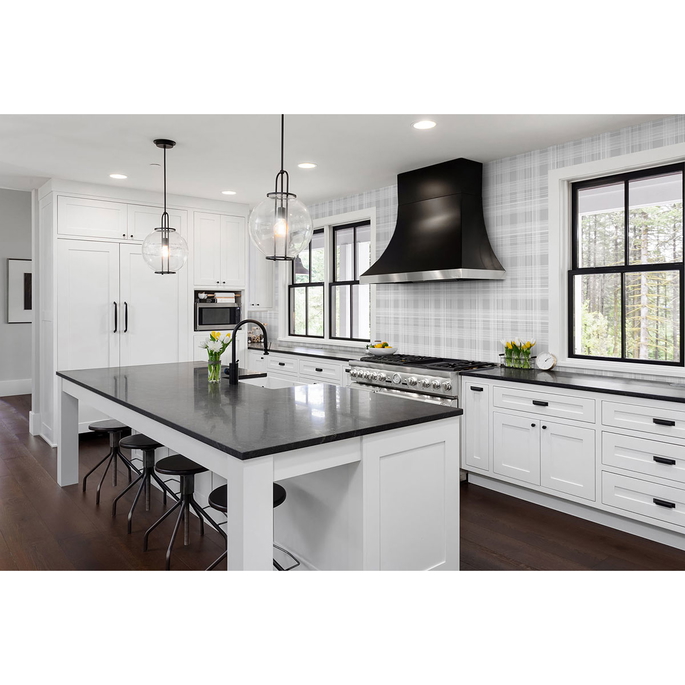 Stacy Garcia Home Peel &amp; Stick Rad Plaid Harbor Grey Wallpaper image 2 of 5