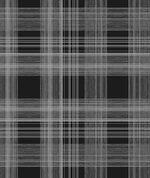 Stacy Garcia Home Peel & Stick Rad Plaid Onyx Wallpaper