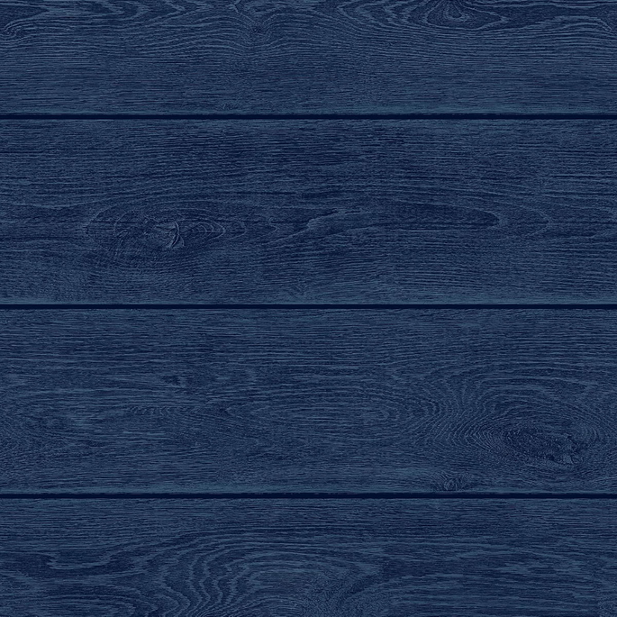Stacy Garcia Home Peel &amp; Stick Stacks Denim Blue Wallpaper image 1 of 5