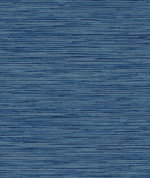 Stacy Garcia Home Peel & Stick Grasscloth Marine Blue Wallpaper