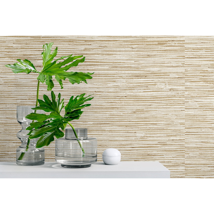 Stacy Garcia Home Peel &amp; Stick Grasscloth Hemp Wallpaper image 2 of 5