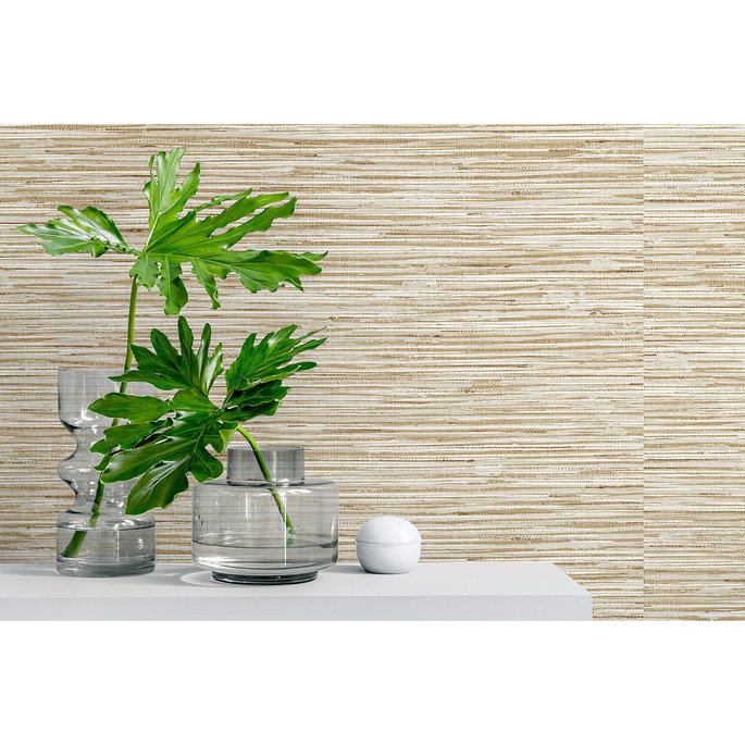 Stacy Garcia Home Peel &amp; Stick Grasscloth Hemp Wallpaper image 2 of 5