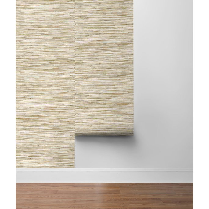 Stacy Garcia Home Peel &amp; Stick Grasscloth Hemp Wallpaper image 5 of 5