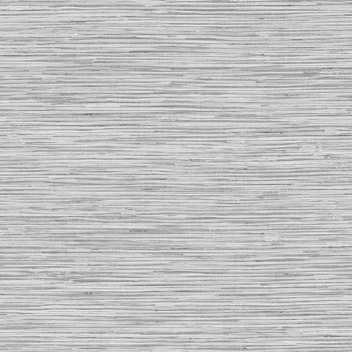 Stacy Garcia Home Peel &amp; Stick Grasscloth Moonstone Grey Wallpaper image 1 of 5