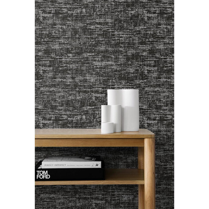 Stacy Garcia Home Peel &amp; Stick Interference Ash Grey Wallpaper image 2 of 5