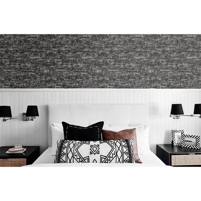 Stacy Garcia Home Peel &amp; Stick Interference Ash Grey Wallpaper image 3 of 5