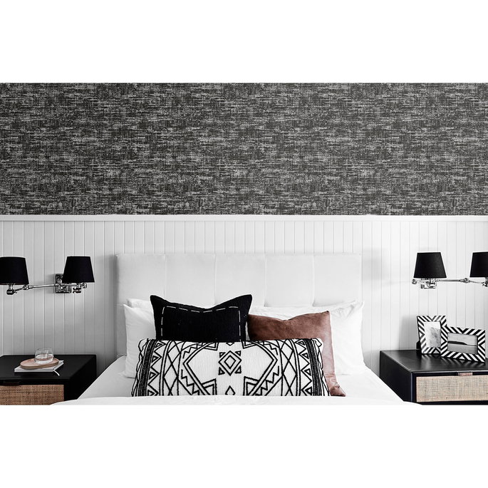 Stacy Garcia Home Peel &amp; Stick Interference Ash Grey Wallpaper image 3 of 5